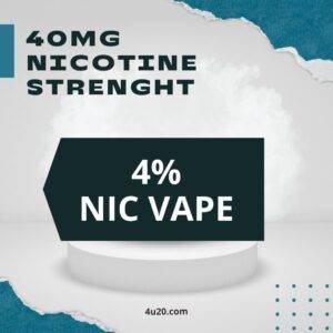4% Nicotine Vapes
